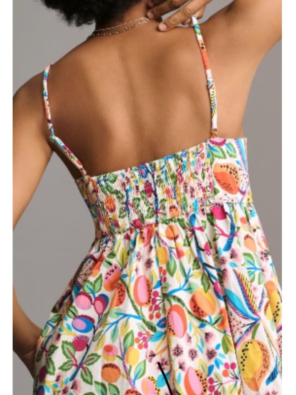 HUTCH BANDEAU TROPICAL ROMBER DRESS MEDIUM NWOT - Picture 3 of 13